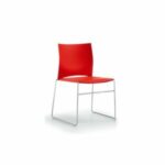 Chaise visiteur dossier assise polypro.