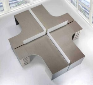 Mobilier Bureau SECU à Vallauris, disponible en plusieurs dimensions et coloris, bureau petit budget pour professionnels en région PACA