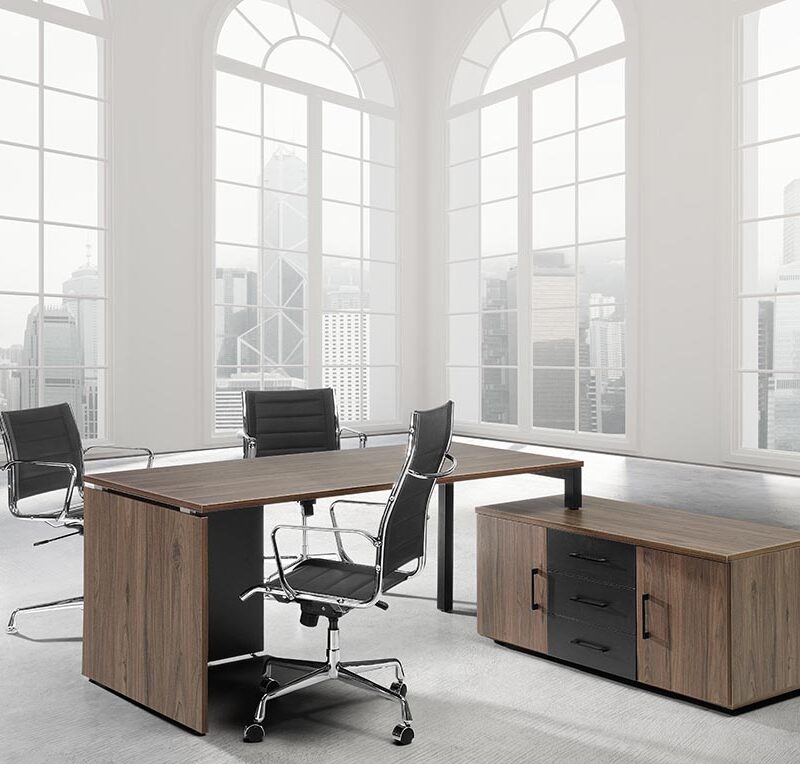 Pieds en métal du mobilier SUN à Le Cannet – Bureau de direction durable