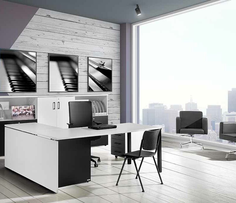Mobilier de bureau SUN à Mandelieu – Bureau de direction design à petit budget