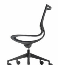 fauteuil bureau design en noir