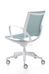 fauteuil de bureau design structure blanche