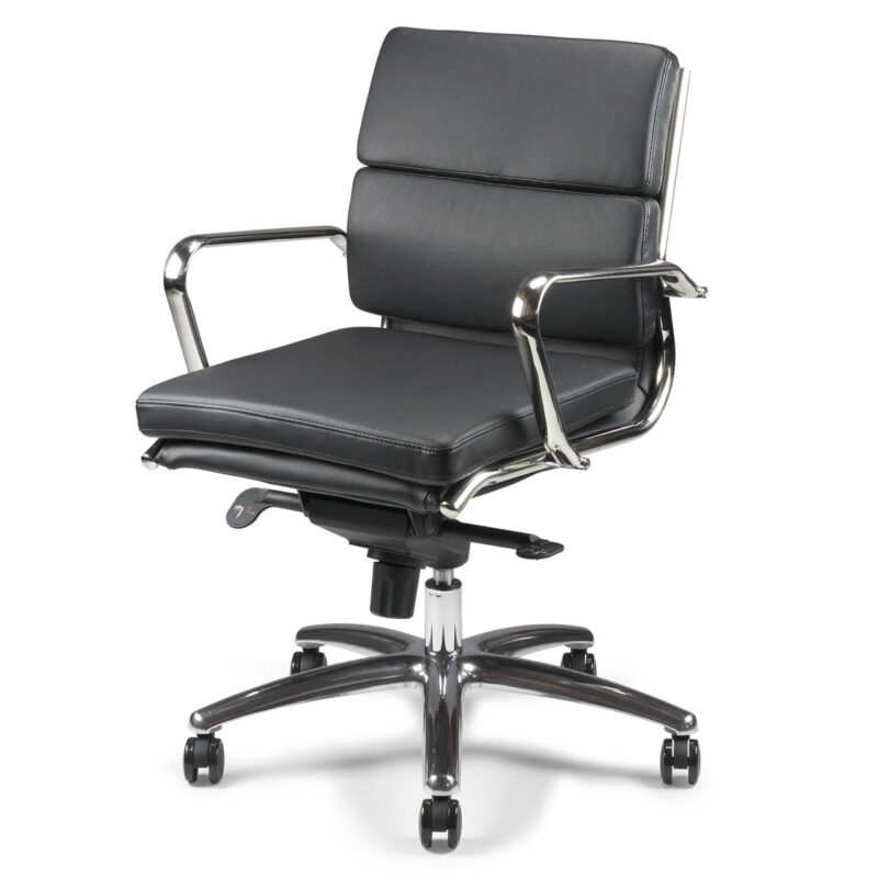 fauteuil de bureau cuir noir