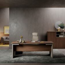 Mobilier bureau sol, pieds et panneaux de couleur unie ou bicolore assortis pour un aménagement moderne et personnalisé, disponible à Cannes, Monaco et région PACA.