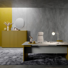 Mobilier bureau sol, pieds et panneaux de couleur unie ou bicolore assortis pour un aménagement moderne et personnalisé, disponible à Grasse, mougins et région PACA.