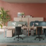 mobilier bureau 4 pieds