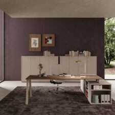 Mobilier de bureau DOD à Nice – Plateau coloris au choix avec pieds en aluminium peints en V pour un design moderne