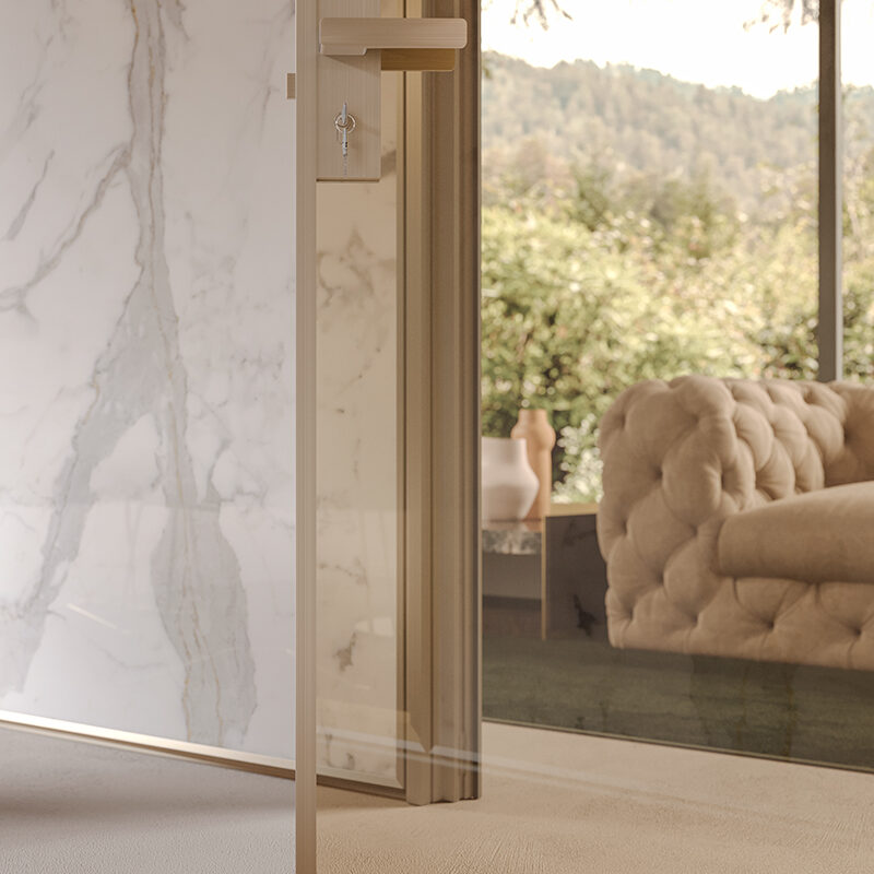 Cloisons toute hauteur avec finition marbre à Sophia Antipolis – Design élégant pour bureaux haut de gamme
