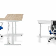 Bureau électrique Z3 réglable en hauteur à Carros – Mobilier ergonomique et moderne pour espace de travail professionnel"