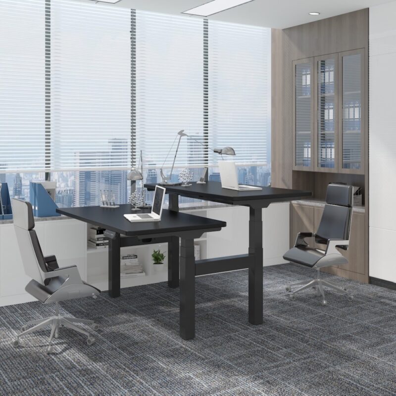 Bureau électrique Z3 réglable en hauteur à Nice – Mobilier ergonomique et moderne pour espace de travail professionnel"
