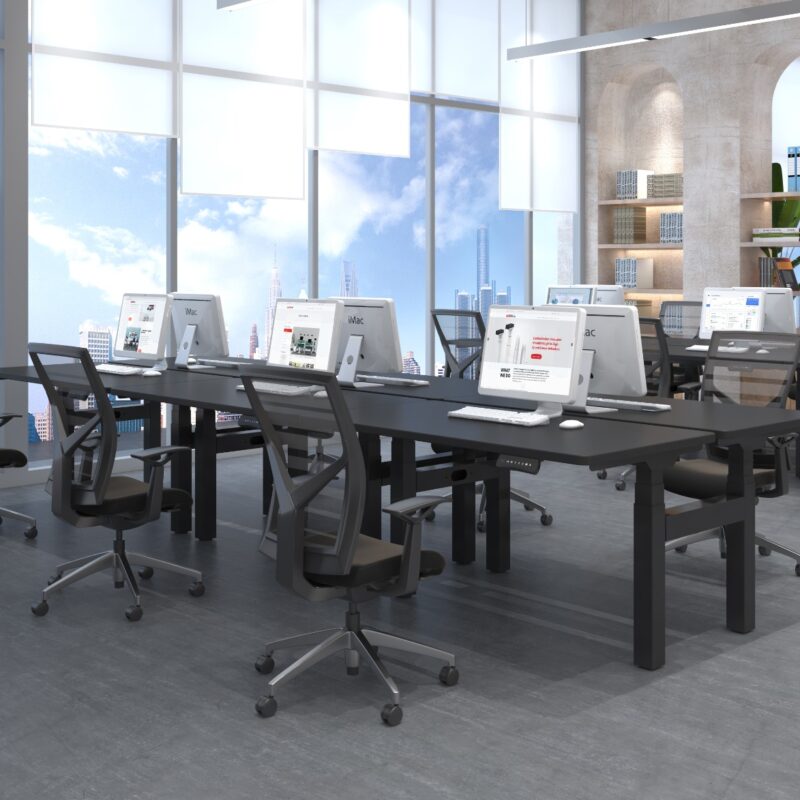 Bureau électrique Z3 réglable en hauteur à Sophia Antipolis – Mobilier ergonomique et moderne pour espace de travail professionnel