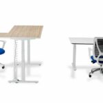 Bureau assis-debout électrique