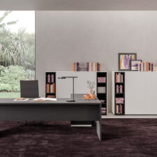 Bureau professionnel éco avec piétement panneau à Cannes – mobilier de bureau économique pour TPE, PME ou open space