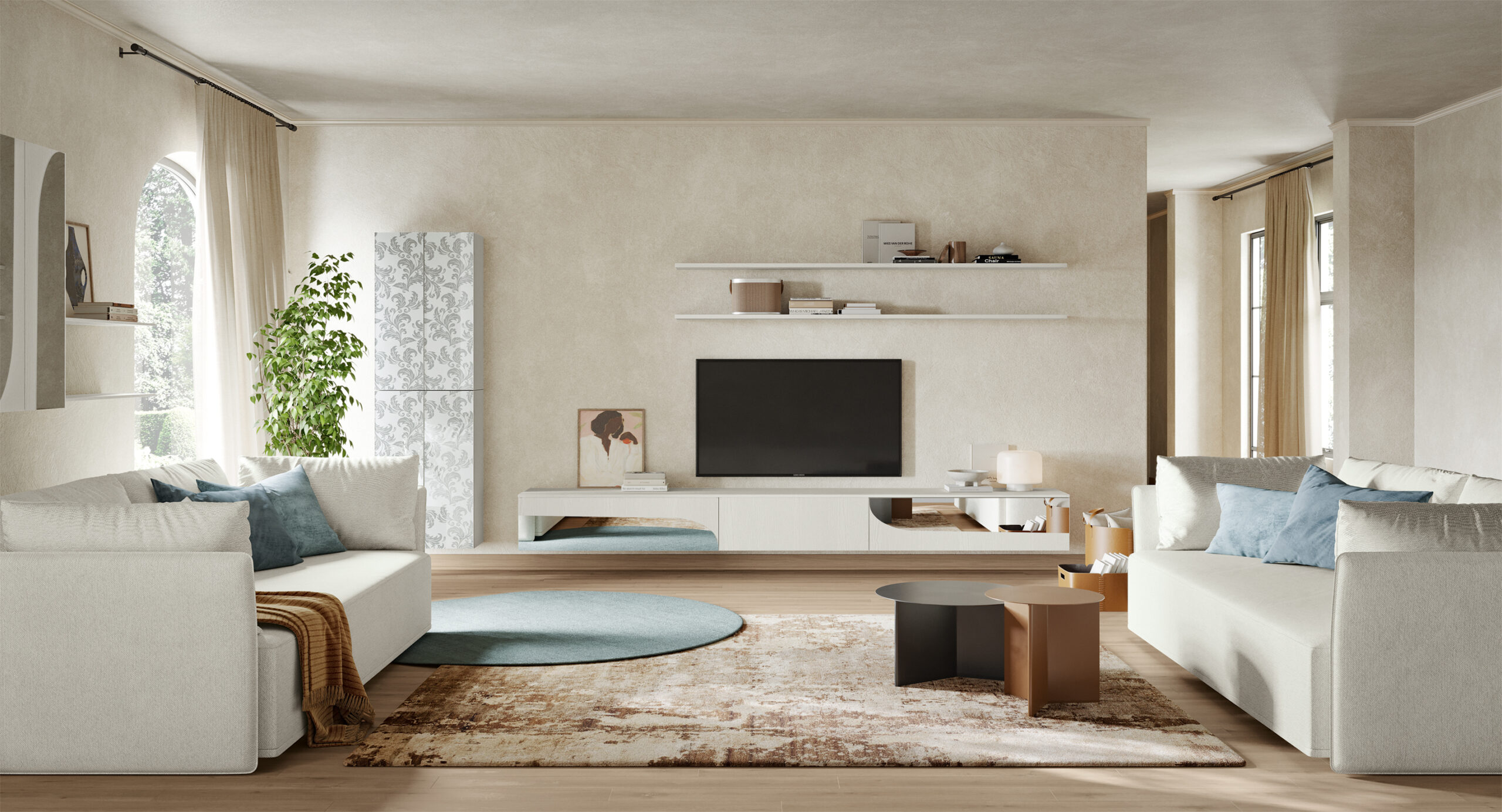 Meuble de séjour HAVANE à Saint-Laurent-du-Var – canapé, buffet, meuble TV, table basse